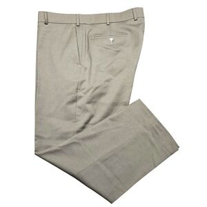 Ballin Pants Mens 40x29 Beige Wool Dress Pants Super 120s Comfort EZE Canada